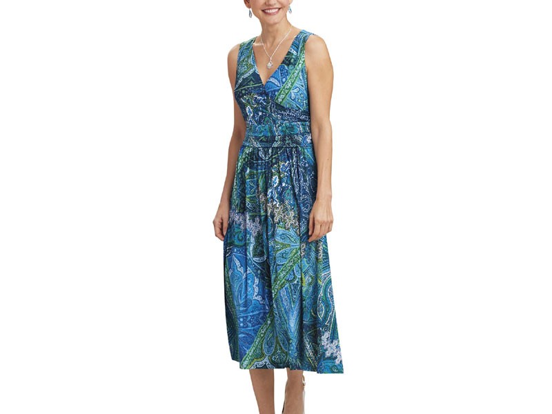 Aegean Paisley Dress For Women