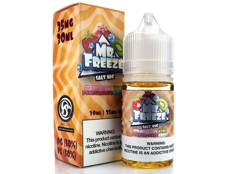Mr Freeze Salts Strawberry Kiwi Pomegranate Frost 30ml E Liquid