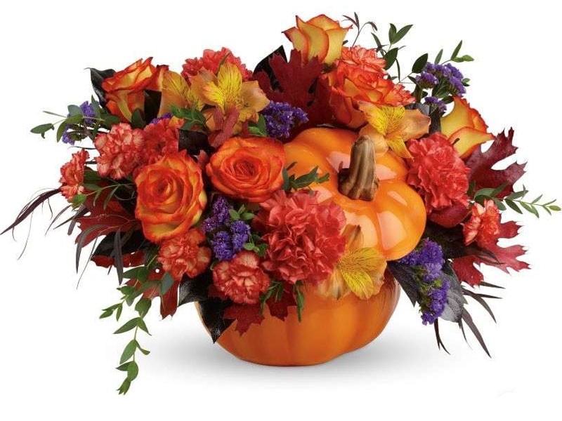 Hauntingly Pretty Pumpkin Bouquet