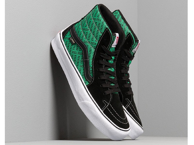 Vans Sk8 Hi Gore Tex Black Green Sneakers For Men