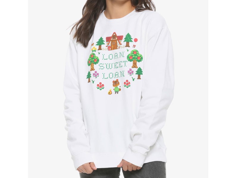 Animal Crossing Loan Sweet Loan Women's Crewneck Box Lunch