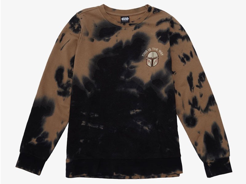 Our Universe Star Wars The Mandalorian This is the Way Tie-Dye Women's Crewneck