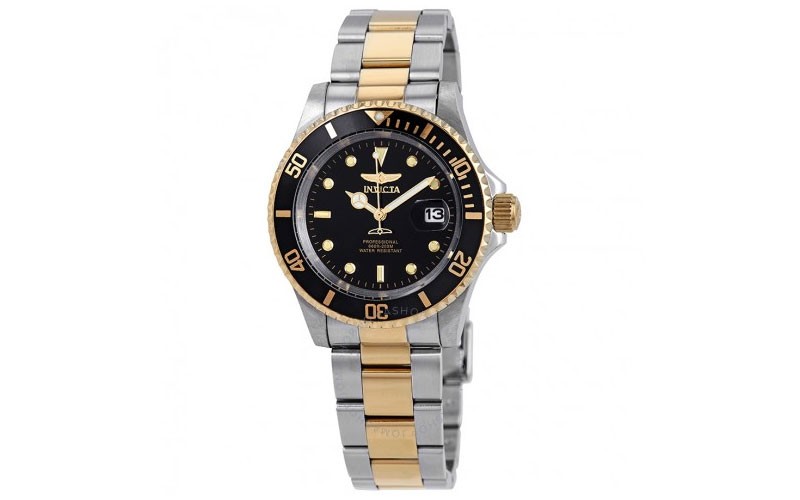 Invicta Pro Diver Two-tone Black Dial Men's Watch