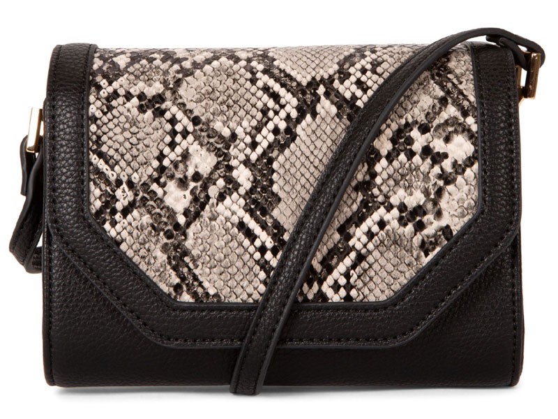 Women's Avenue Snake Flap Crossbody Mia Luca