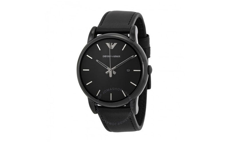 Emporio Armani Classic Black Dial Men's Watch