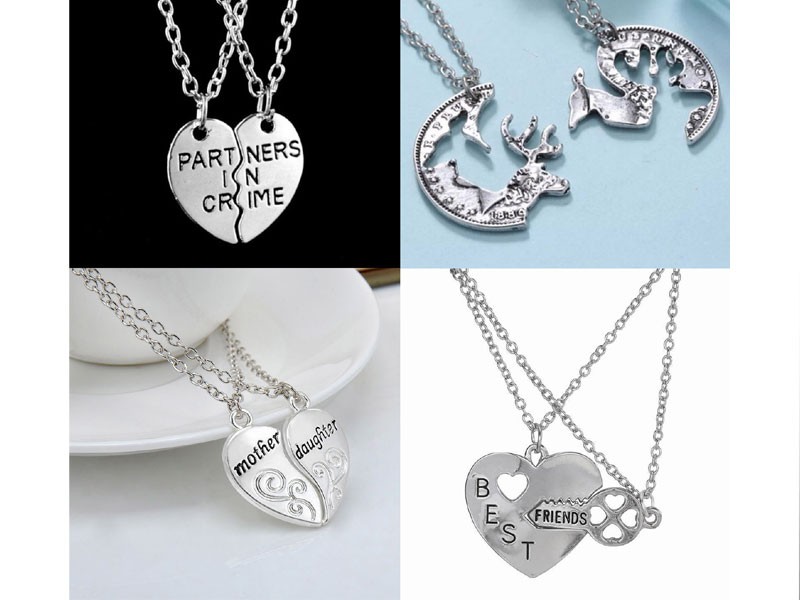 Women's Best Friend Necklaces 2 pc