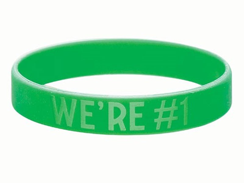 Green We Re umber 1 Wrist Band