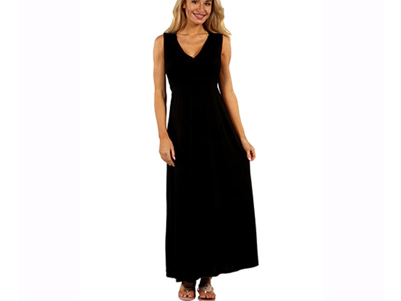 Women's 24/7 Comfort Apparel Island Fire Maxi Dress