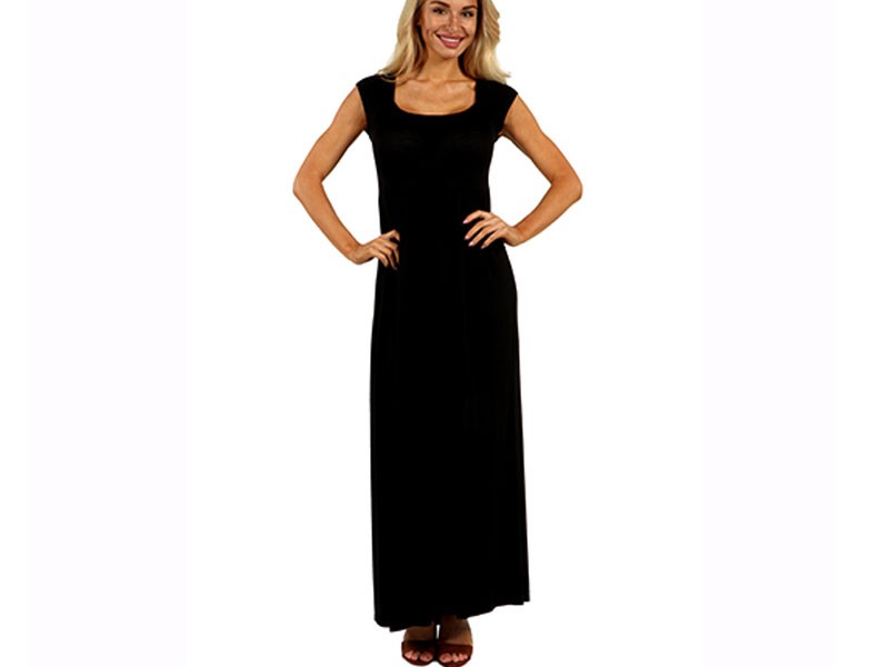 Women's 24/7 Comfort Apparel Cool Drink of Water Maxi Dress