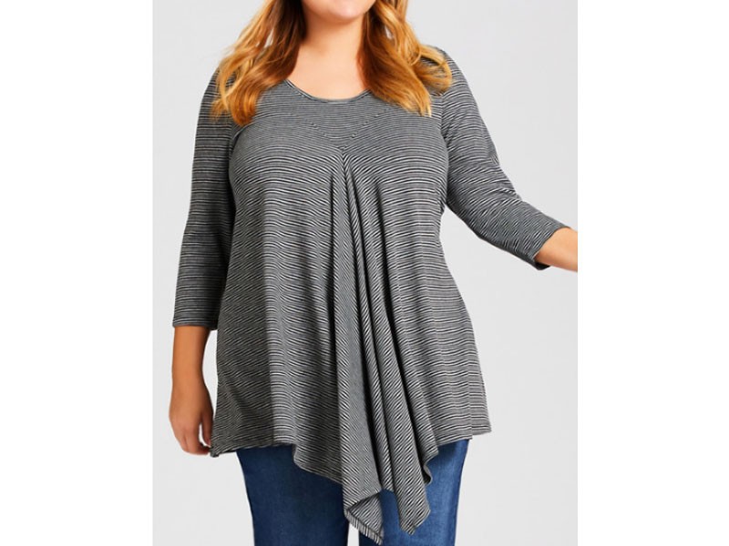 Women's Breanna Plus Size Tunic Black