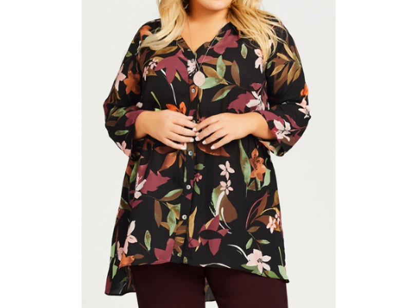 Women's Samara Plus Size Blouse Black