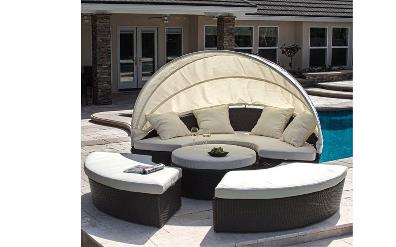 Bellagio 4-Piece Cabana Sectional Set