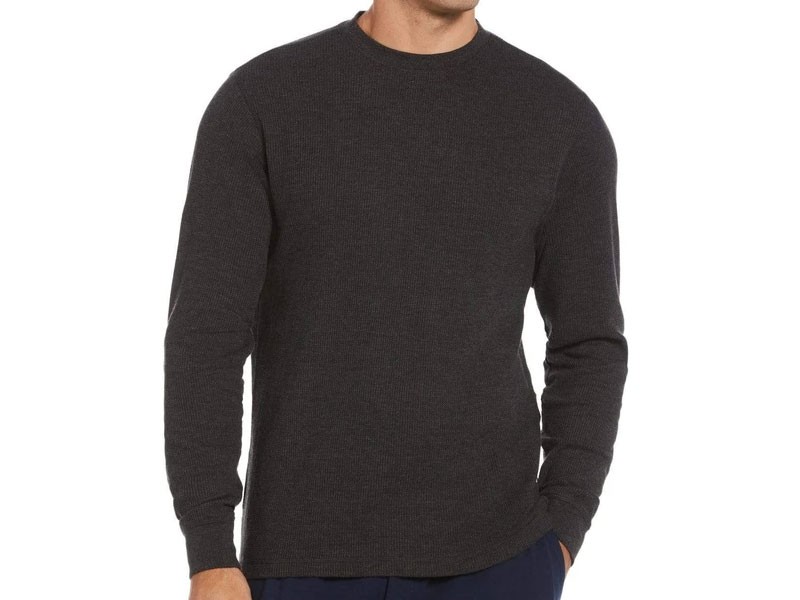 Thermal Heather Sleep Shirt For Men