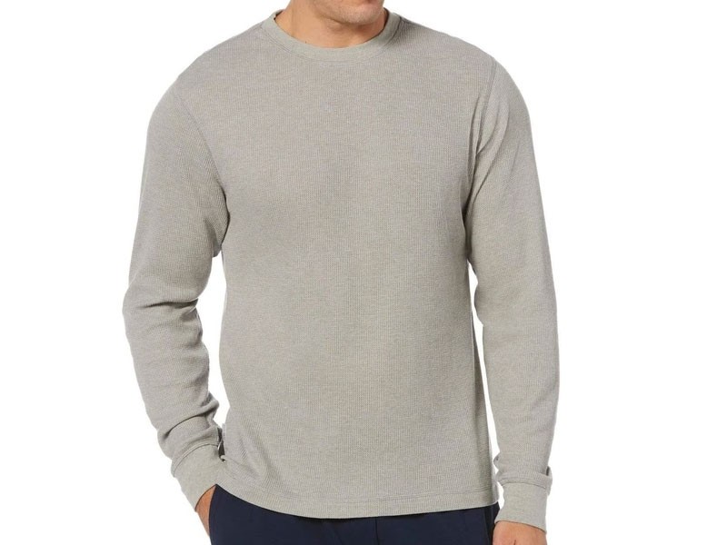 Thermal Heather Sleep Gray Shirt For Men