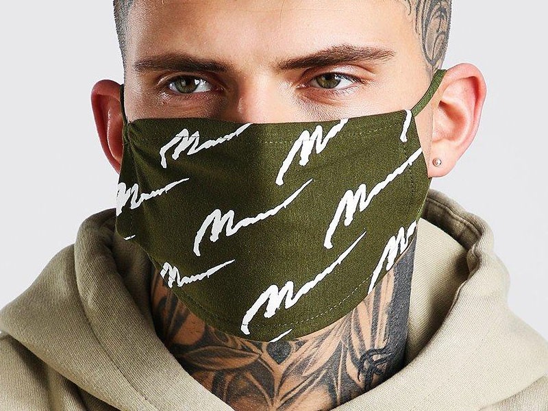 Men's Script Fashion Masks