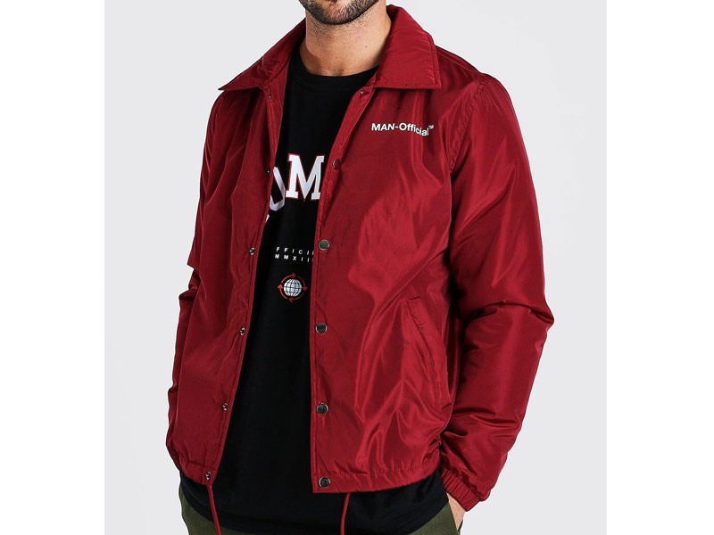 Men's Official Nylon Coach Jacket