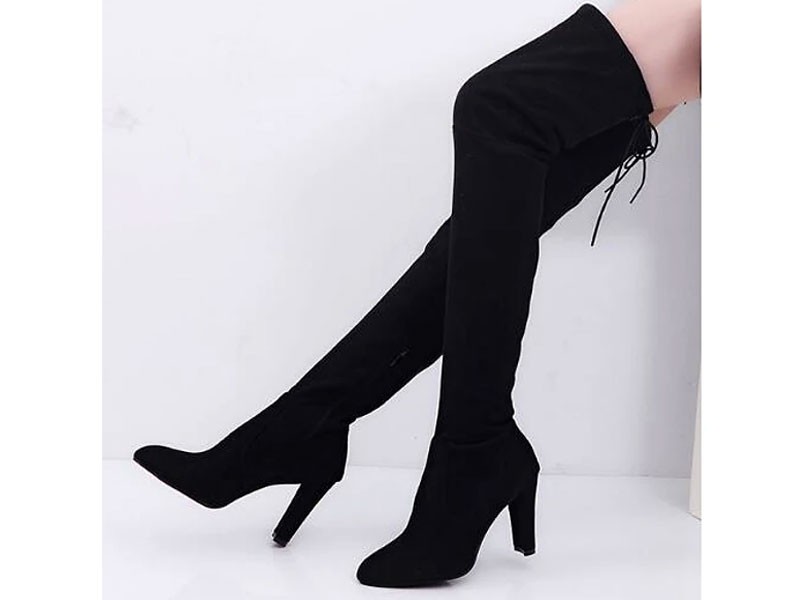 Women's Boots Over-The-Knee Boots Pumps Crotch High Boots