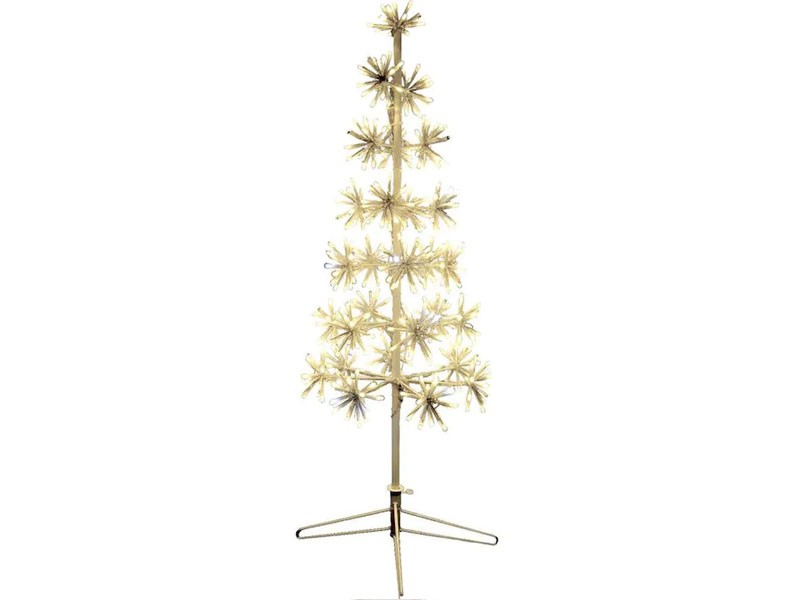 Fraser Hill Farm 3-ft Pre-Lit White Artificial Christmas Tree