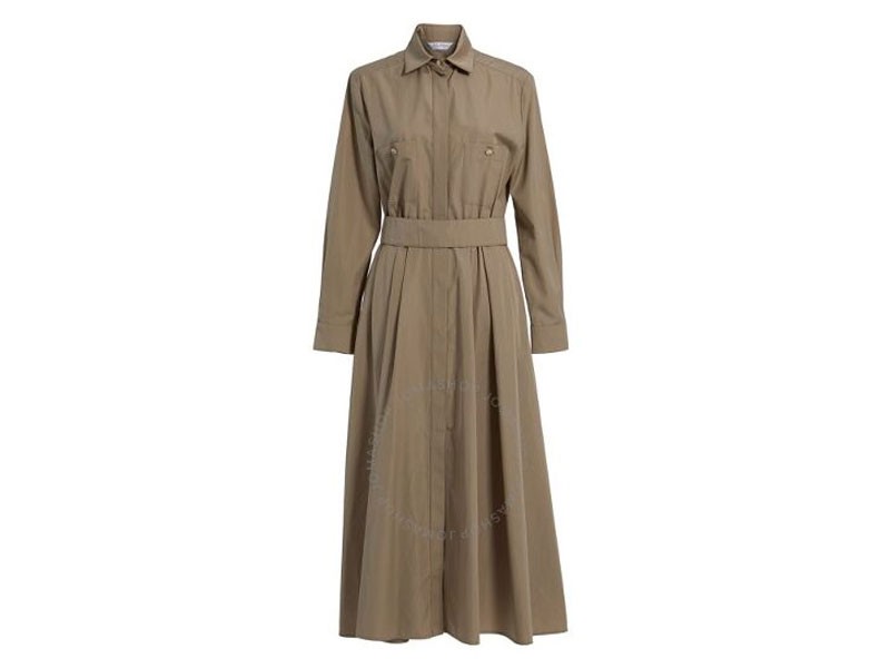 Max Mara Ladies Alfa Cotton Shirt Dress