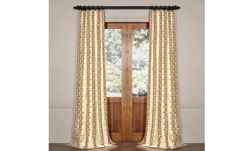 Olivia Silk Curtain