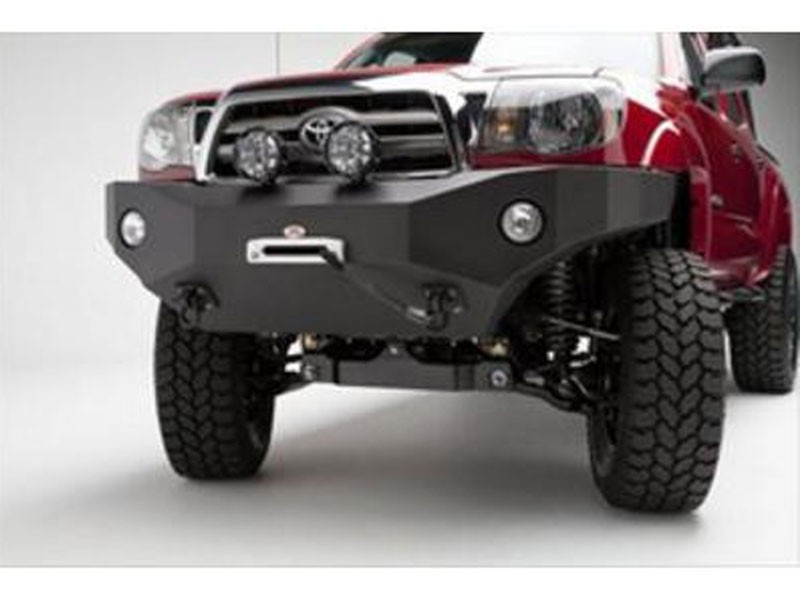 Body Armor Toyota Tacoma Front Winch Bumper Textured Black