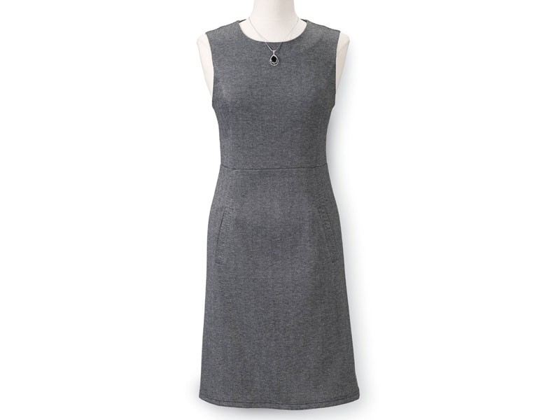 Herringbone Knit Dress For Women