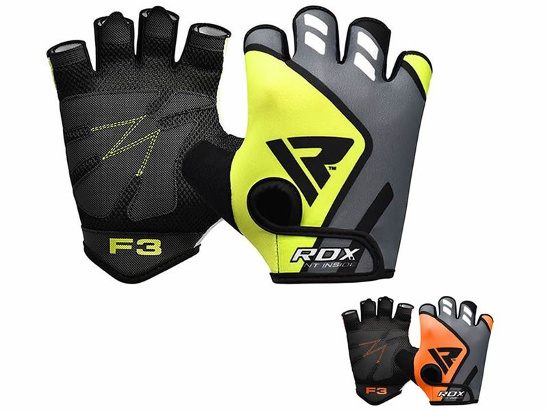 RDX F3 Short Finger Weightlifting Workout Gym Gloves