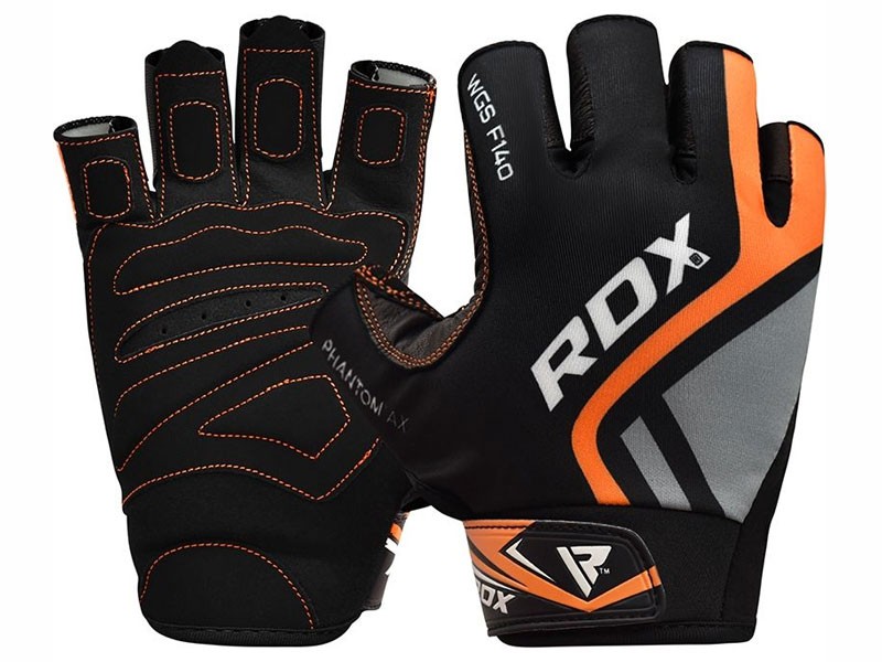 RDX F14 Half Finger Bodybuilding Fitness Gym Gloves