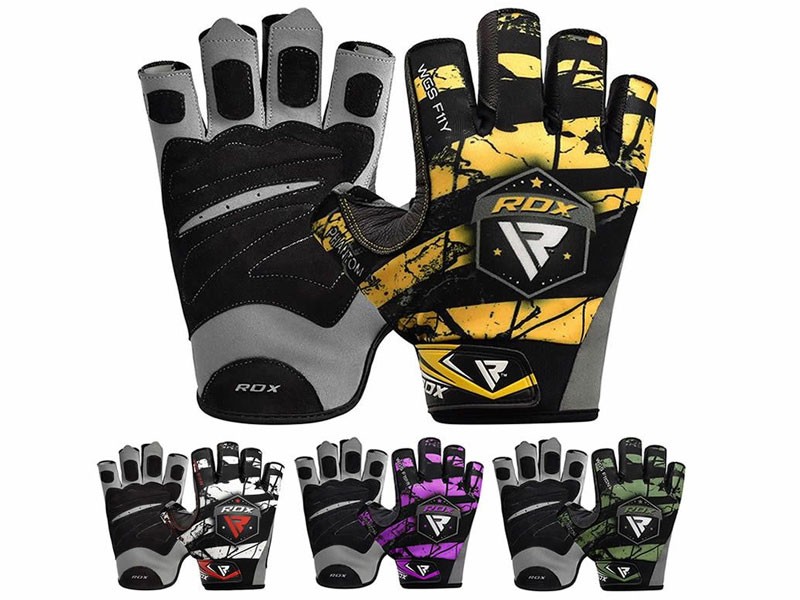 RDX F11 Short Finger Heavy Bodybuilding Workout Gym Gloves