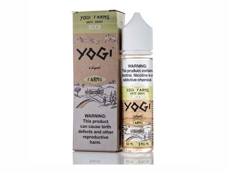 Yogi Farms-E-Liquid White Grape Ice 60ml