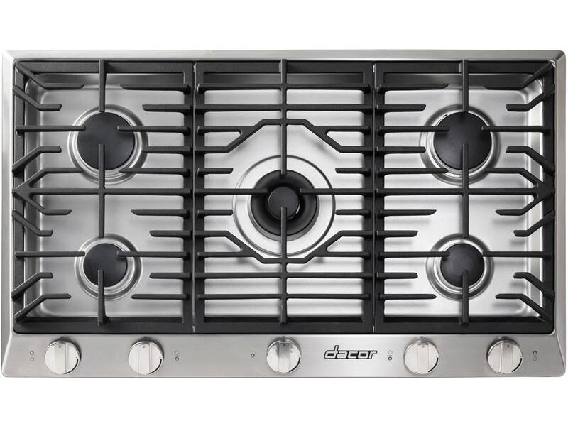 Dacor Professional Series 36 Inch Natural Gas Cooktop with 5 Sealed Burners