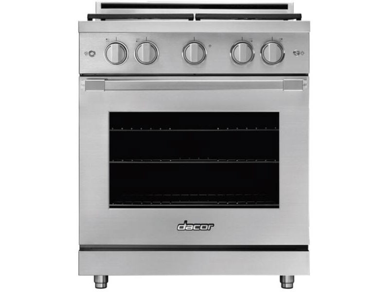 Dacor Freestanding All Gas Range With Natural Gas 4 Sealed Brass Burners