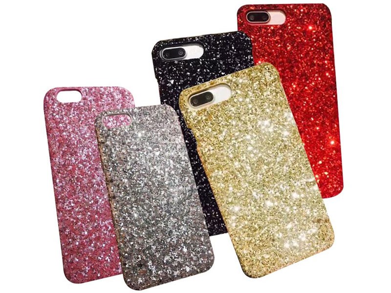 Gold Bling Powder Bling Siliver Phone Case