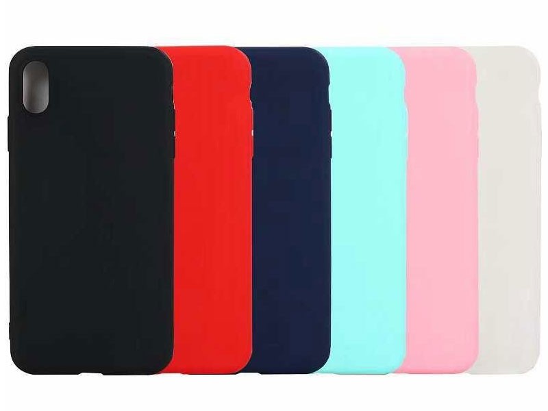 Slim Matte Soft TPU Case Thin Plain Phone Cover Coque