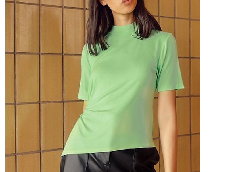 Asymmetrical Knotted Top For Women