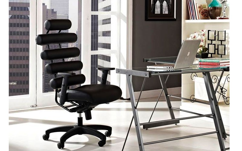 Pillow Office Chair In Black