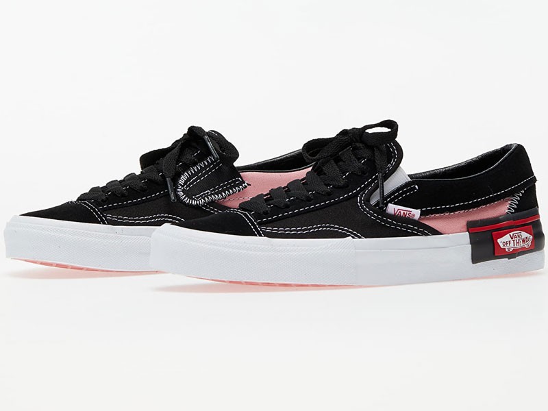 Vans Slip On Cap Black Pinky Icing Sneakers For Men