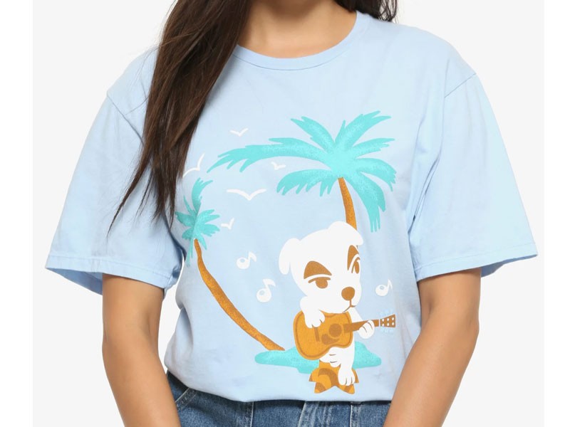 Nintendo Animal Crossing K.K. Slider Guitar Women's T-Shirt BoxLunch Exclusive