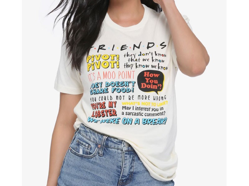 Friends Quotes Women's T-Shirt BoxLunch Exclusive