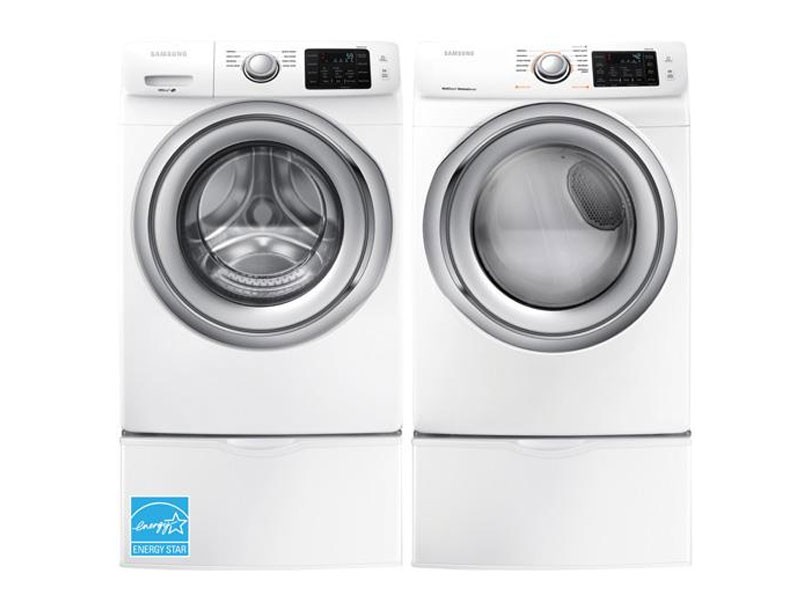 Samsung Front Load Washer With Front Load Electric Dryer
