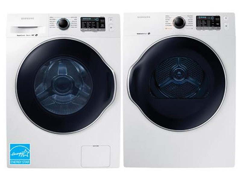 Samsung Front Load Washer With Front Load Electric Dryer