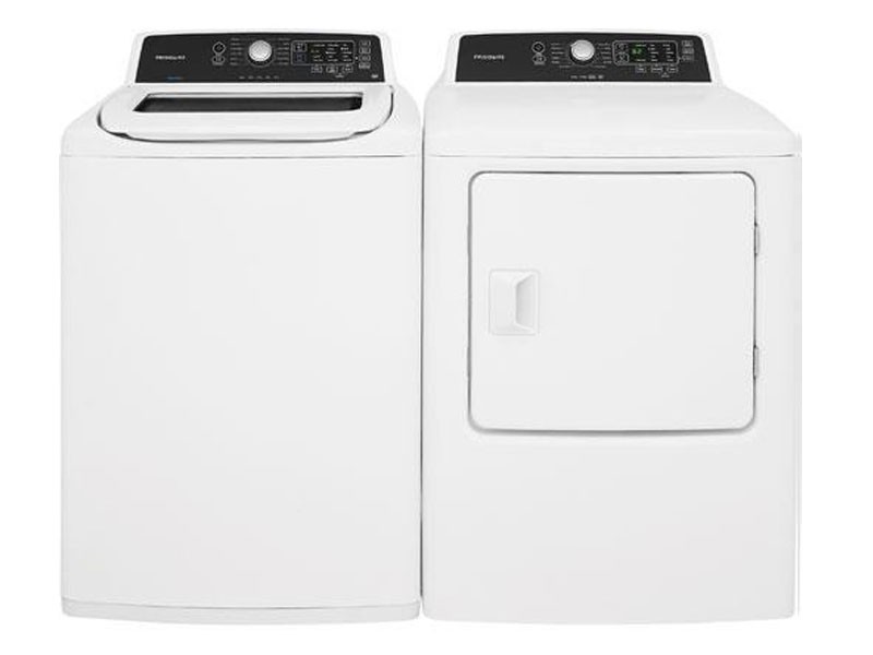 Frigidaire White 27 Top Load Washer With Dryer