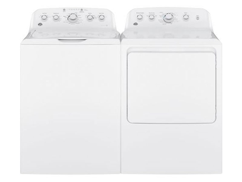 GE Top Load Washer With  Front Load Electric Dryer
