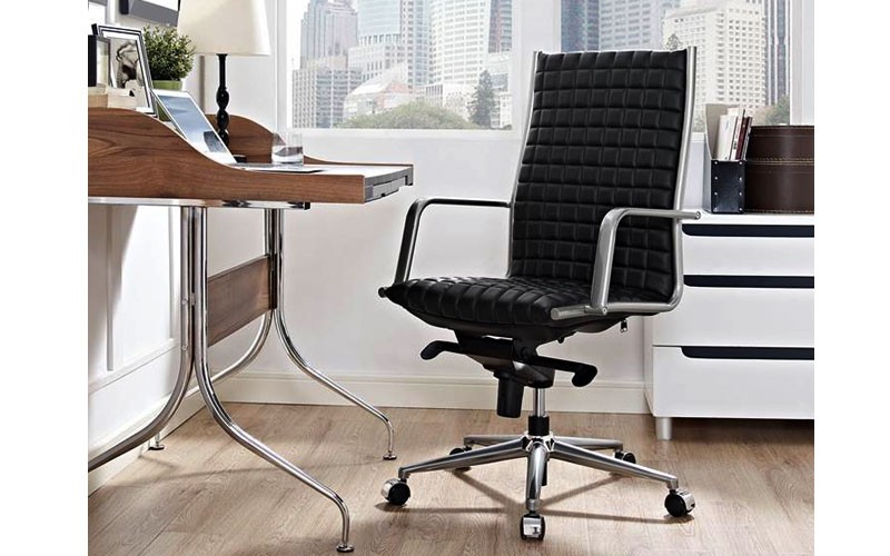 Pattern Highback Office Chair In Black