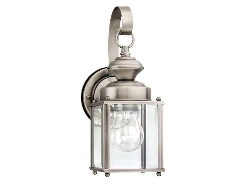 Sea Gull Lighting Jamestowne 11.25-in H Antique Brushed Nickel Medium Base