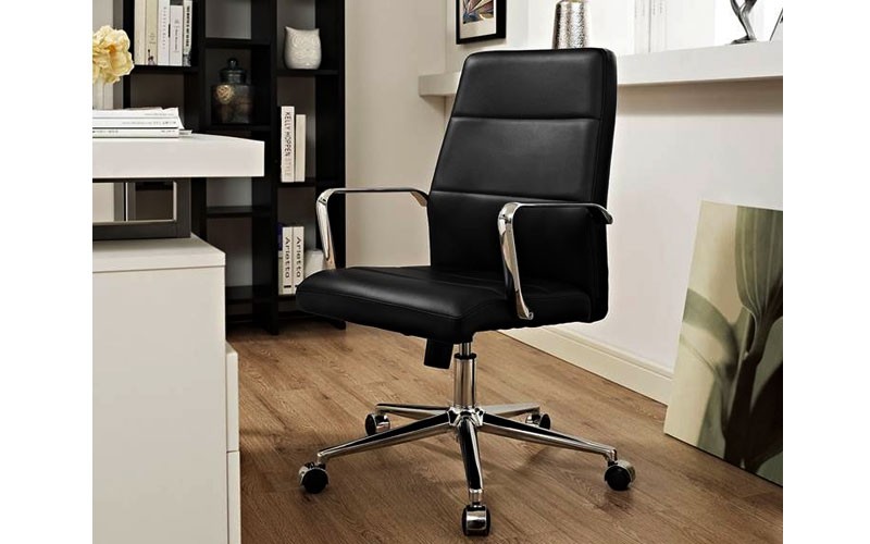 Stride Mid Back Office Chair In Black