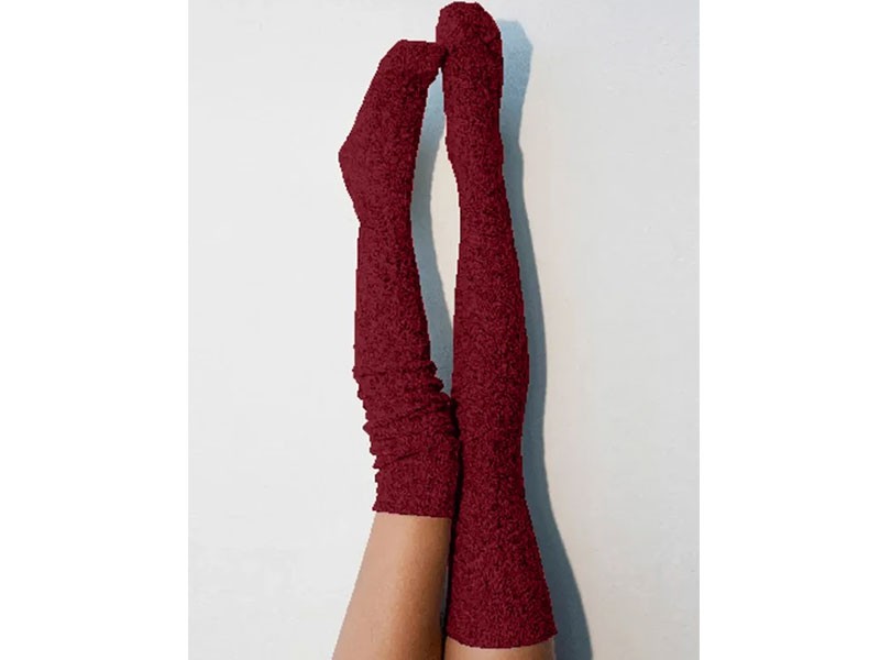 Twist Knitted Over Knee Socks For Women