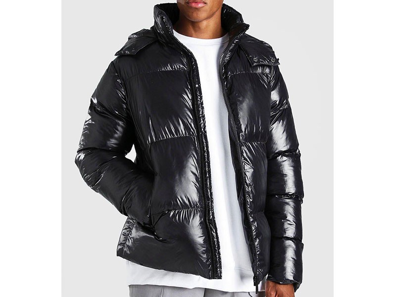 Men's Branded High Shine Puffer