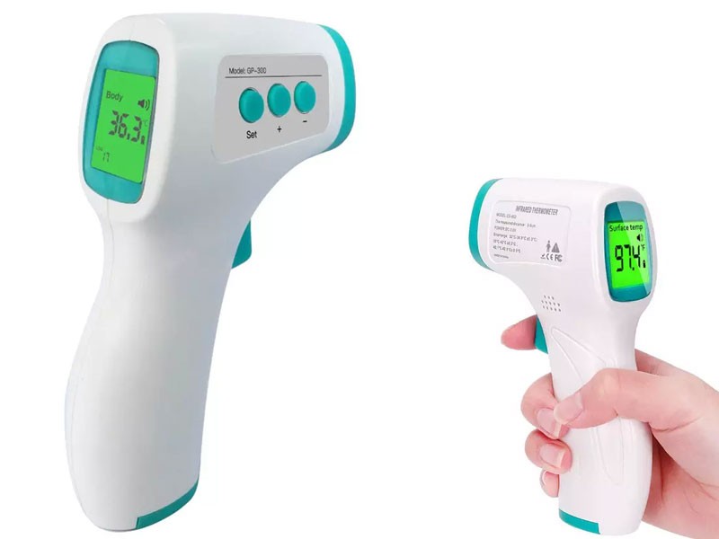 LCD Digital Non-Contact Infrared Forehead Thermometer for Adults Children Baby