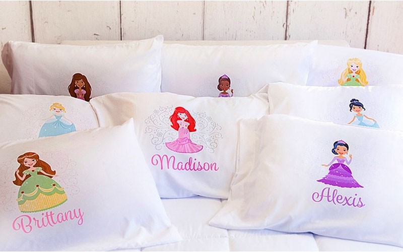 One Personalized Princess Pillow cases